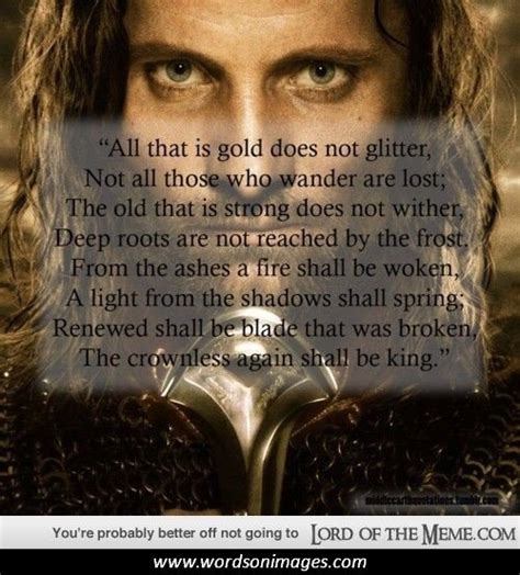 Inspirational Quotes From Lord Of The Rings. QuotesGram