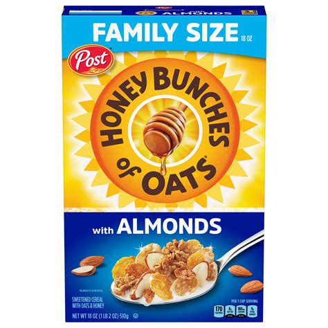 Post Honey Bunches of Oats with Almonds Cereal - Shop Cereal at H-E-B