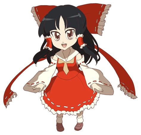 Touhou - Chibi Reimu by Velkia on DeviantArt