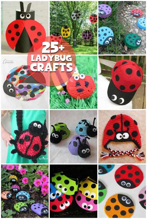 25+ Ladybug Crafts and Recipes: all sorts of ladybug craft ideas