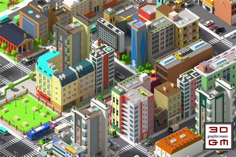 Simplepoly City - Low Poly Assets Low-Poly 3d Model - Finished Projects ...