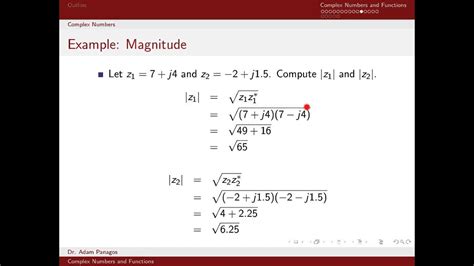 Complex Numbers Examples