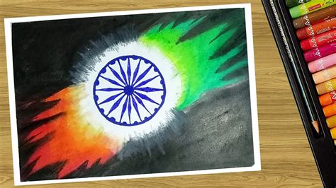 Indian Flag Drawing