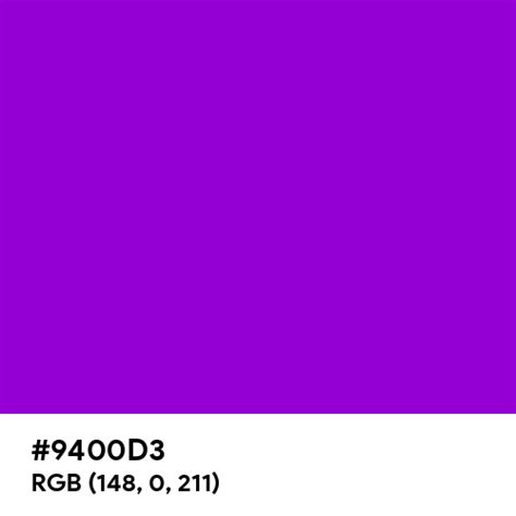 Dark Violet color hex code is #9400D3