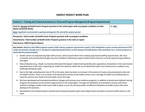 Work Plan - 40 Great Templates & Samples (Excel / Word) ᐅ TemplateLab