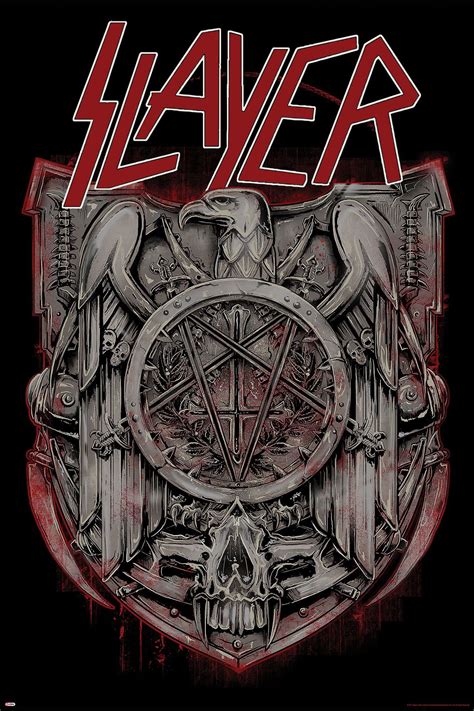 Slayer Rock Posters, Band Posters, Metal Posters, Thrash Metal, Death ...