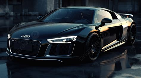 Audi R8 Black Wallpaper