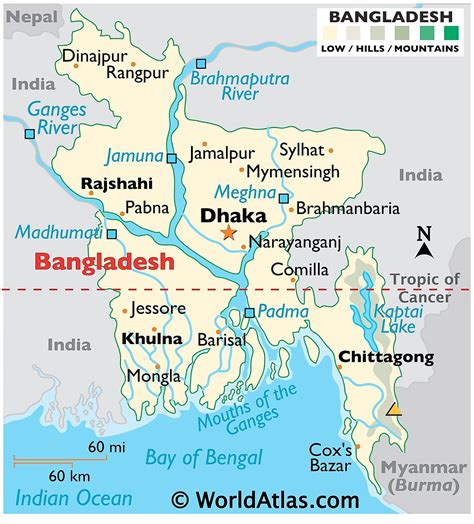 Bangladesh Maps & Facts - World Atlas