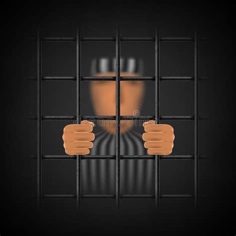 Convicted Prisoner Woman Jail Cell Stock Vector - Illustration of ...