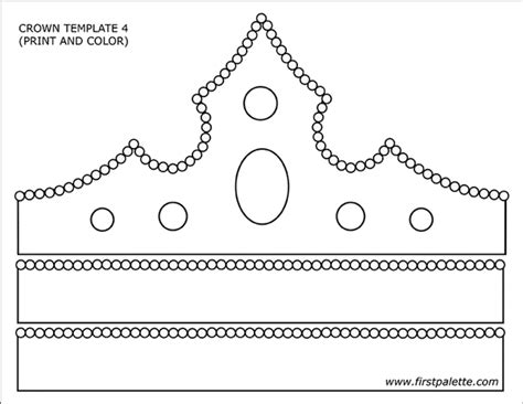 Prince and Princess Crown Templates | Free Printable Templates ...