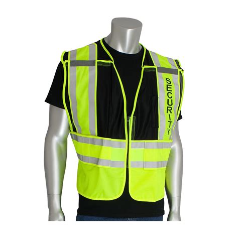 This Product is ANSI 207 Public Safety Vests - Black" Security" LOGO ...