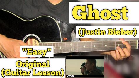 Ghost - Justin Bieber | Guitar Lesson | Easy Chords | (Strumming) - YouTube