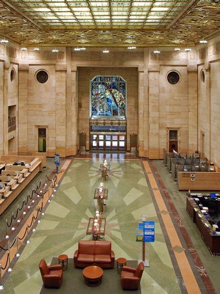 The Gulf Building Houston, Texas Banking Hall Interior Historic name ...