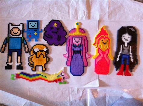 adventure time perler | Diy perler beads, Perler bead art, Perler patterns