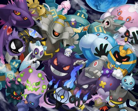 Pokemon - Ghost type by kemonomichi on DeviantArt