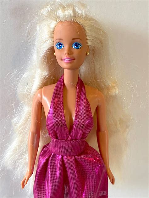 Vintage 1990's Mattel blonde Barbie doll super long hair | Etsy