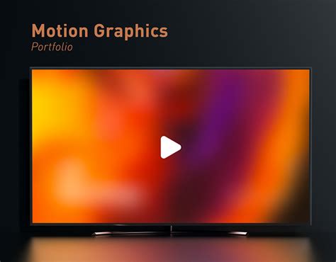 Motion Graphics Portfolio on Behance