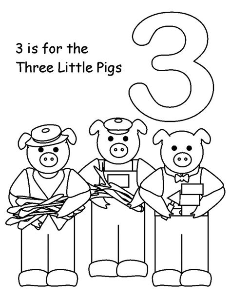 Three Little Pigs Coloring Pages at GetDrawings | Free download