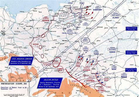 Eastern Front, 1914 | Wwi maps, Battle, Battle maps