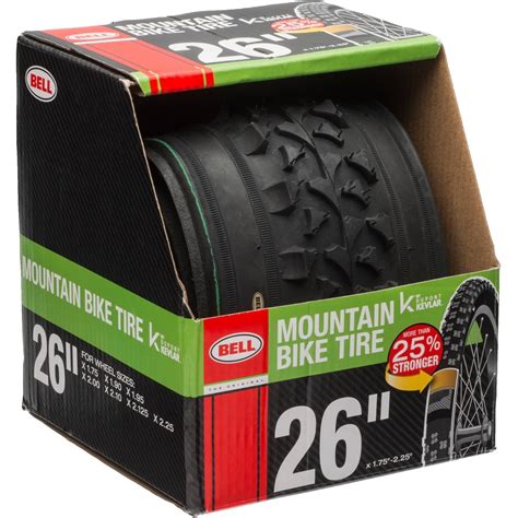 Bell Sports Traction Mountain Bike Tire with Kevlar, 26" x 1.75-2.25 ...