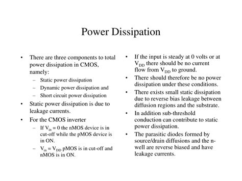 PPT - Power Dissipation PowerPoint Presentation, free download - ID:9082598