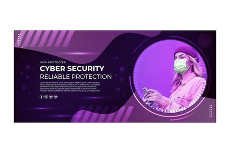 Free Vector | Cyber security banner template