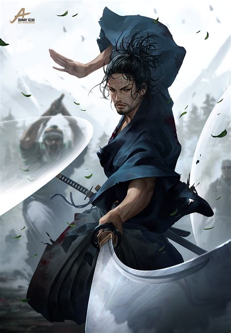 Vagabond // Miyamoto Musashi by JohnnyAzad on DeviantArt