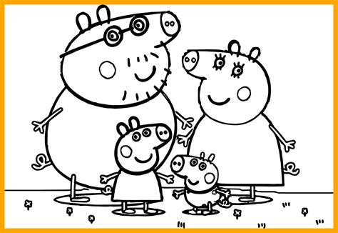 Peppa Pig Coloring Pages Free Printable