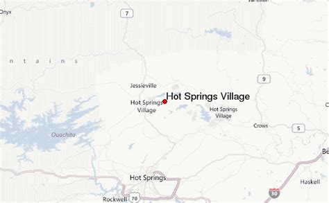 Hot Springs Village Location Guide