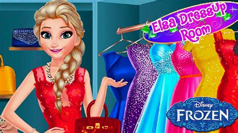 Disney Frozen Elsa Dress Up Room & Makeover Game for Girls - YouTube