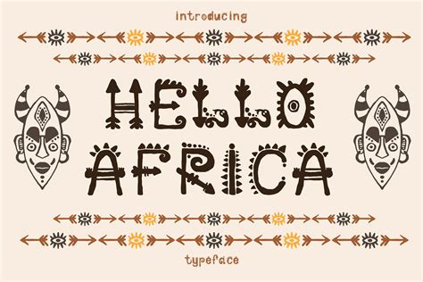 African Font (55934) | Regular | Font Bundles