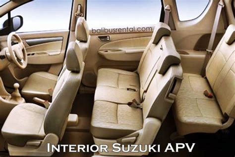 Minivan Suzuki APV 7 Seats Rental Bali 2020 - Bali Bus Rental