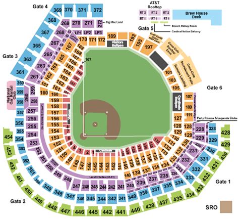 Busch Stadium Seating Chart + Rows, Seats and Club Seats