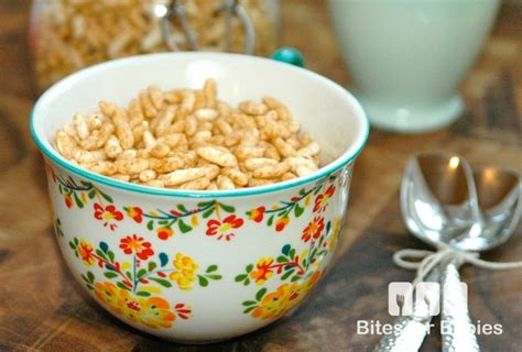 Homemade Puffed Rice Cereal - Bites for Foodies