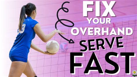 Overhand Serve A Volleyball Over THE NET! ⎮Volleyball Drills