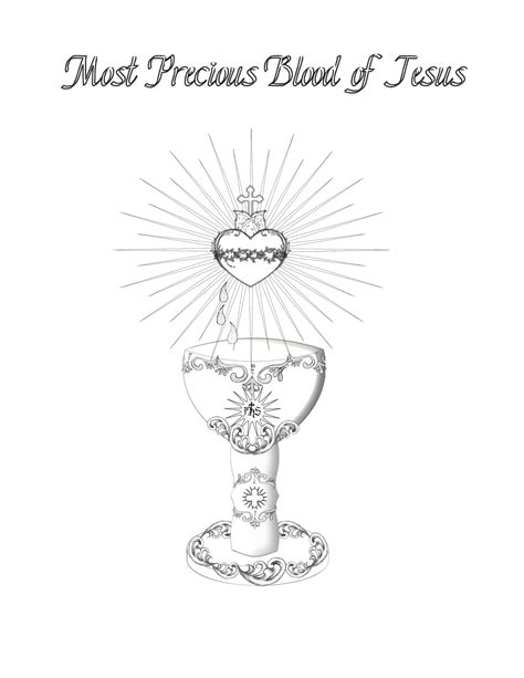 Life, Love, & Sacred Art: FREE Precious Blood of Jesus Coloring Page