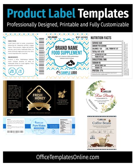 Nutrition Facts Label Template Microsoft Word - Home Alqu