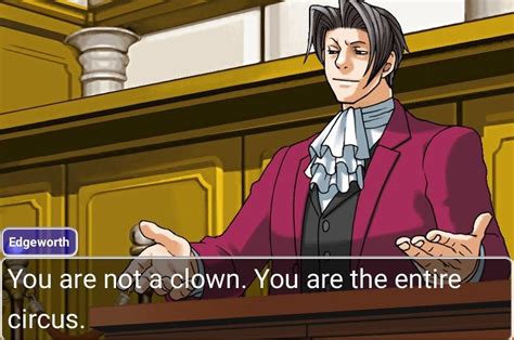 Edgeworth says it like it is. | Phoenix Wright: Ace Attorney | Reaction ...