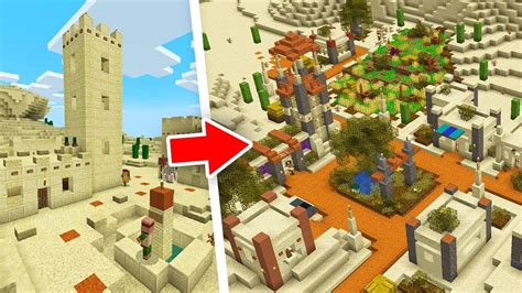 How To Build A Desert Village In Minecraft - Design Talk