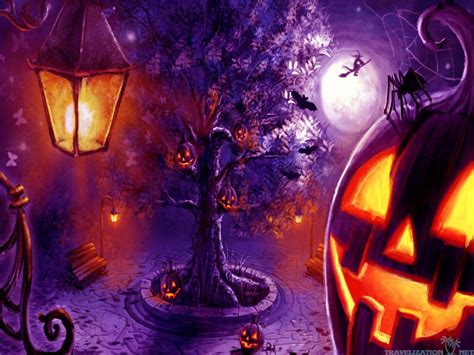 Purple Halloween Wallpapers - Wallpaper Cave