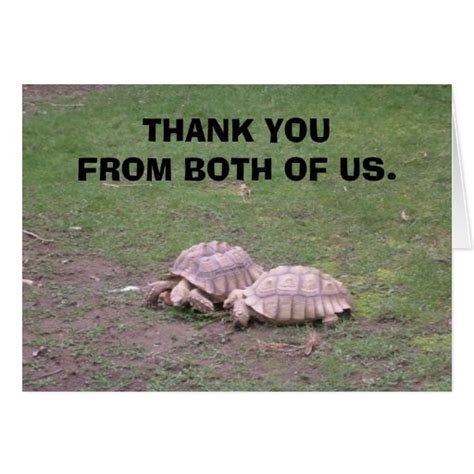 a75f, THANK YOU FROM BOTH OF US. Cards | Zazzle