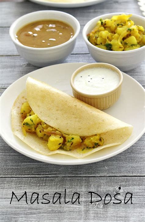 Masala dosa recipe (how to make masala dosa with potato masala)