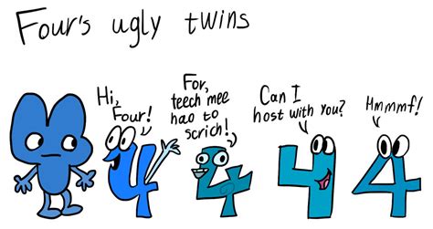 BFB Four's ugly twins by PinkiesClone on DeviantArt