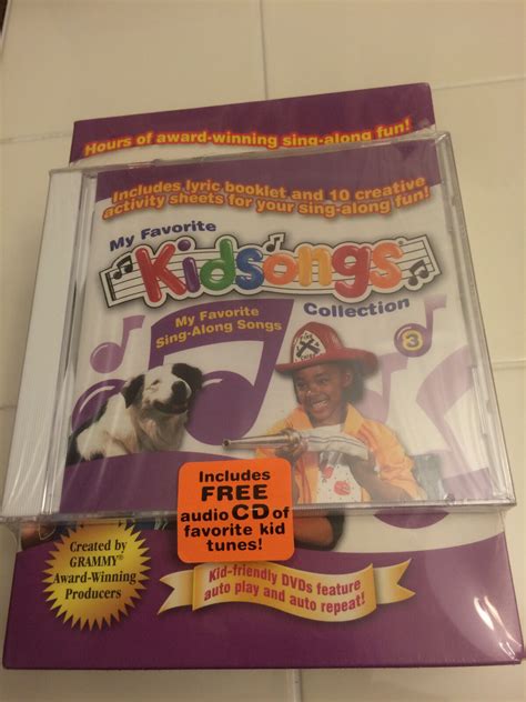 Kidsongs - Sing-Along Fun Box Set 4 Disc DVD Box Set With Extra Audio ...