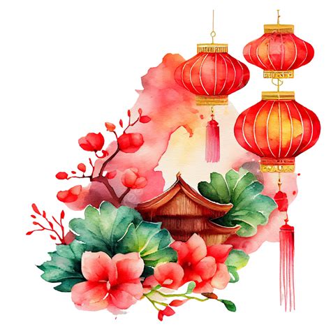 Beautiful Watercolor Art For Chinese New Year 2023, Chinese New Year ...