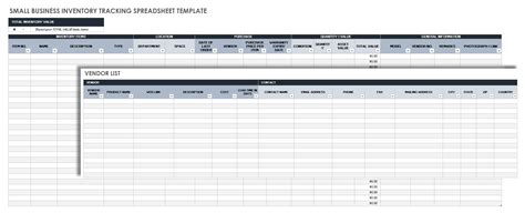 Excel Template Inventory