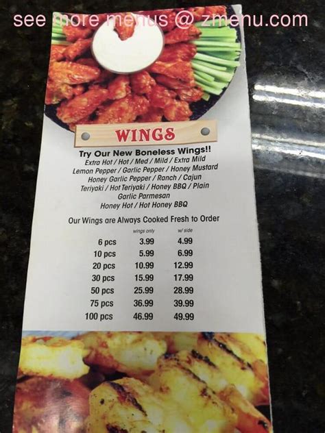 Online Menu of Atl Wings Restaurant, Atlanta, Georgia, 30311 - Zmenu