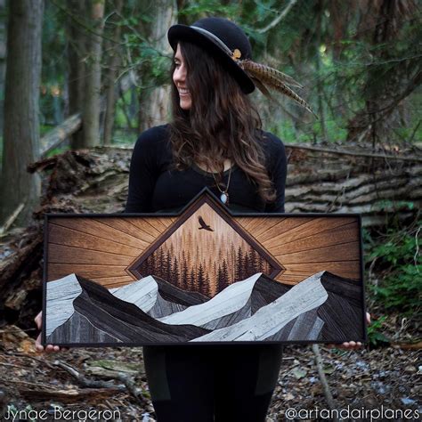 Artist Celebrates the Beauty of Nature With Striking Reclaimed Wood Art