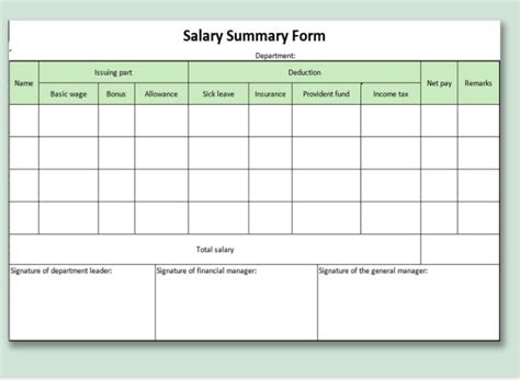 10 unique excel summary table templates | WPS Office Academy