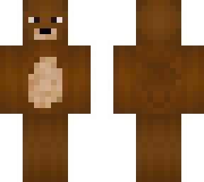 My Brown Bear Skin Template/Base. | Minecraft Skin